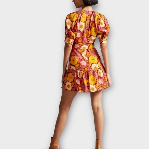 Ted Baker London Patti Floral Belted Mini Dress Women’s Size 3/US M - Picture 7 of 13